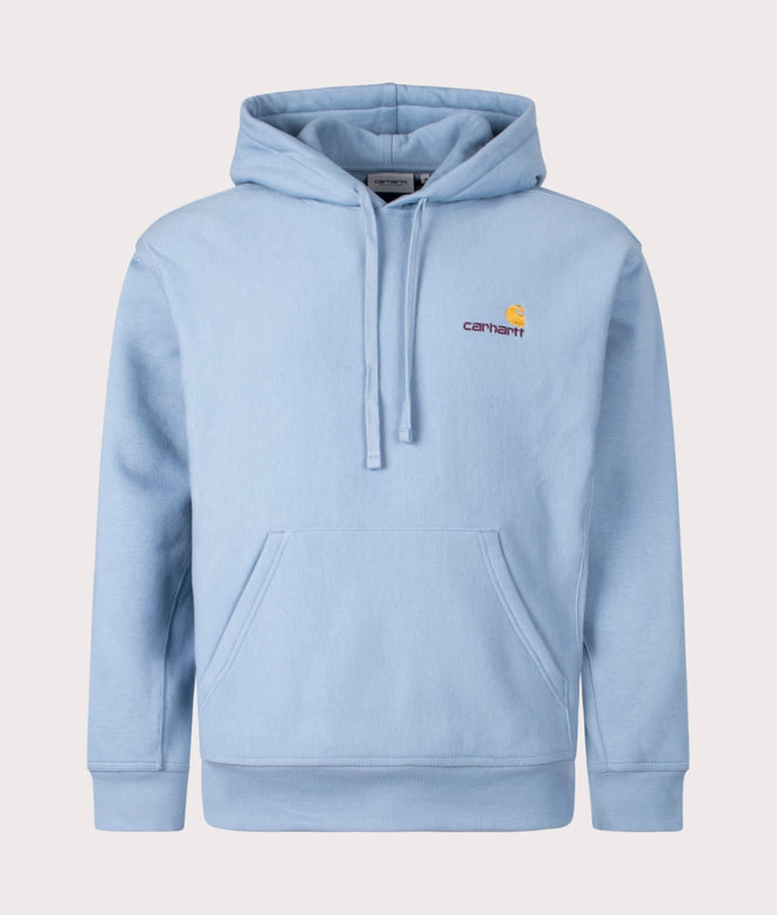 Carhartt WIP Mens Relaxed Fit American Script Hoodie